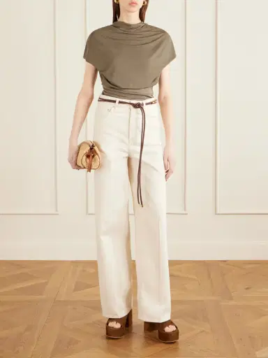 Gianvito Rossi Suede 35 Platform Mules | Thumbnail 4 Gianvito Rossi Suede 35 Platform Mules | Thumbnail 4