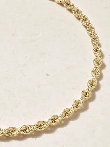 Yvonne Léon Corde Chaînette 18-karat Yellow And White Gold Necklace | Thumbnail 4 Yvonne Léon Corde Chaînette 18-karat Yellow And White Gold Necklace | Thumbnail 4