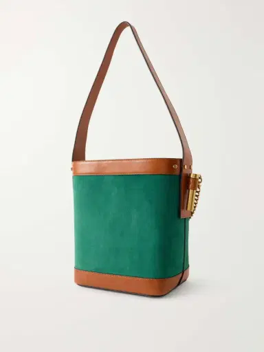 Versace Pivot Small Leather Bucket Bag | Thumbnail 4 Versace Pivot Small Leather Bucket Bag | Thumbnail 4
