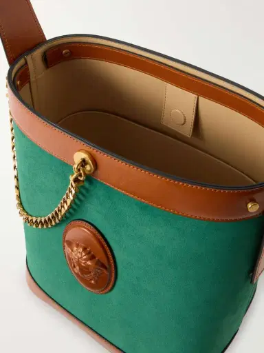 Versace Pivot Small Leather Bucket Bag | Thumbnail 6 Versace Pivot Small Leather Bucket Bag | Thumbnail 6