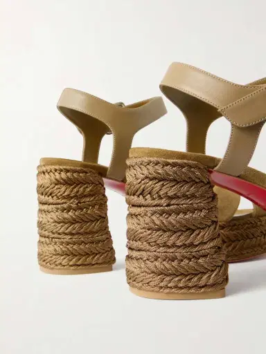 Christian Louboutin Calakala 85 Suede Cross Upper Platform Sandal | Thumbnail 5 Christian Louboutin Calakala 85 Suede Cross Upper Platform Sandal | Thumbnail 5