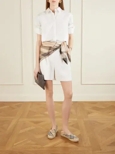 Burberry Lf Mews Check Flat Espadrillas | Thumbnail 4 Burberry Lf Mews Check Flat Espadrillas | Thumbnail 4