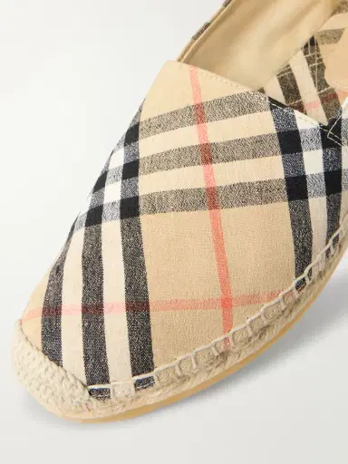 Burberry Lf Mews Check Flat Espadrillas | Thumbnail 5 Burberry Lf Mews Check Flat Espadrillas | Thumbnail 5
