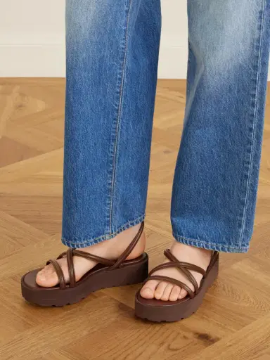 Gianvito Rossi Leather Platform Sandals | Thumbnail 2 Gianvito Rossi Leather Platform Sandals | Thumbnail 2