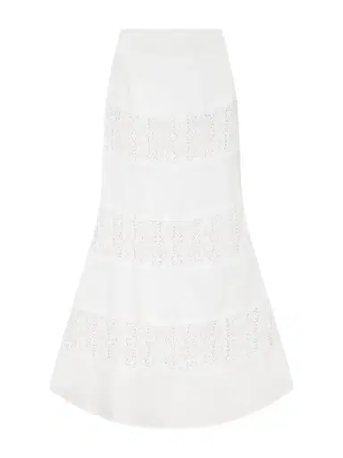 DESTREE Noemi Embroidered Cotton Skirt | Thumbnail 1 DESTREE Noemi Embroidered Cotton Skirt | Thumbnail 1