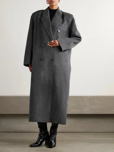 The Frankie Shop Gaia Double-breasted Wool-blend Coat | Thumbnail 3 The Frankie Shop Gaia Double-breasted Wool-blend Coat | Thumbnail 3
