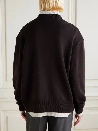 The Frankie Shop Rafaela Oversized Wool And Cashmere-blend Sweater | Thumbnail 3 The Frankie Shop Rafaela Oversized Wool And Cashmere-blend Sweater | Thumbnail 3