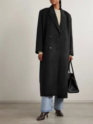 The Frankie Shop Gaia Oversized Double-breasted Wool-blend Coat | Thumbnail 2 The Frankie Shop Gaia Oversized Double-breasted Wool-blend Coat | Thumbnail 2