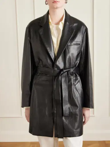 ssstein Belted Leather Trench Coat | Thumbnail 3 ssstein Belted Leather Trench Coat | Thumbnail 3