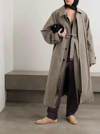 ssstein Layered Crinkled-shell Trench Coat | Thumbnail 2 ssstein Layered Crinkled-shell Trench Coat | Thumbnail 2
