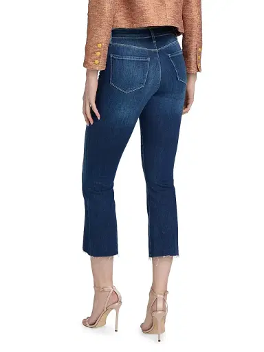 L'Agence Women's Kendra High-Rise Crop Flare Jeans - Delany - Size 27 | Thumbnail 5 L'Agence Women's Kendra High-Rise Crop Flare Jeans - Delany - Size 27 | Thumbnail 5