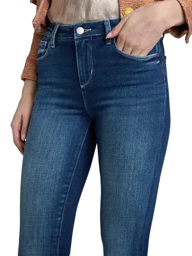 L'Agence Women's Kendra High-Rise Crop Flare Jeans - Delany - Size 27 | Thumbnail 6 L'Agence Women's Kendra High-Rise Crop Flare Jeans - Delany - Size 27 | Thumbnail 6
