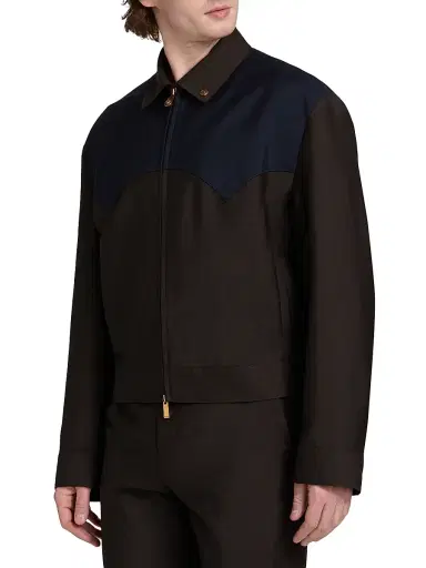 Versace Men's Western Wool-Mohair Jacket | Thumbnail 4 Versace Men's Western Wool-Mohair Jacket | Thumbnail 4
