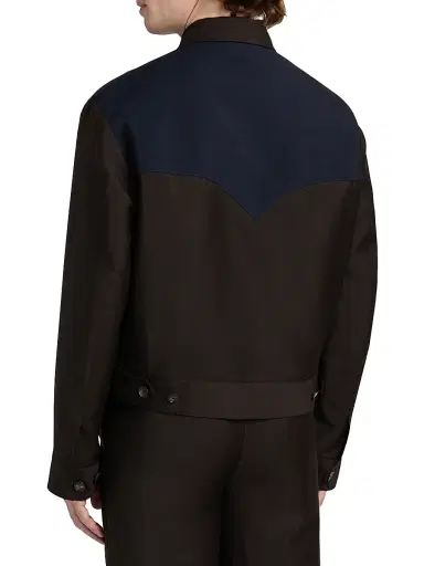 Versace Men's Western Wool-Mohair Jacket | Thumbnail 5 Versace Men's Western Wool-Mohair Jacket | Thumbnail 5