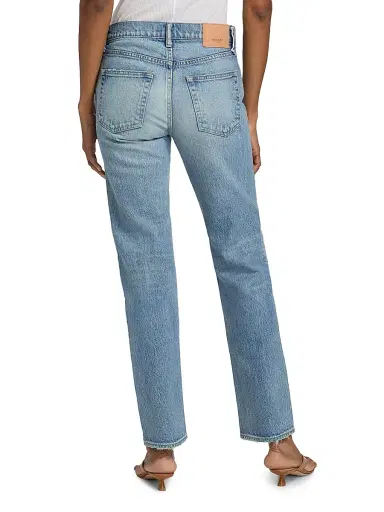Moussy Vintage Women's Deland Slim Straight-Leg Jeans - Light Blue | Thumbnail 5 Moussy Vintage Women's Deland Slim Straight-Leg Jeans - Light Blue | Thumbnail 5