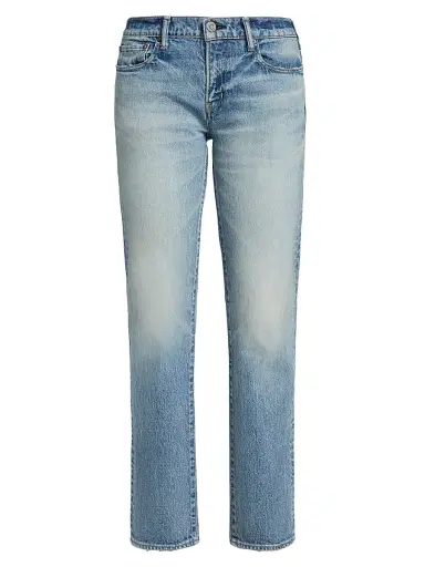 Moussy Vintage Women's Deland Slim Straight-Leg Jeans - Light Blue | Thumbnail 1 Moussy Vintage Women's Deland Slim Straight-Leg Jeans - Light Blue | Thumbnail 1