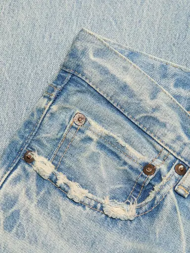 Moussy Vintage Women's Wildwood Low-Rise Straight-Leg Jeans - Light Blue | Thumbnail 7 Moussy Vintage Women's Wildwood Low-Rise Straight-Leg Jeans - Light Blue | Thumbnail 7