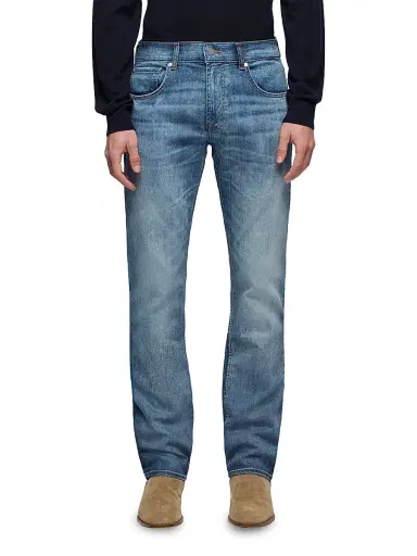 7 For All Mankind Men's The Formentera Straight-Leg Jeans - Coldspring | Thumbnail 3 7 For All Mankind Men's The Formentera Straight-Leg Jeans - Coldspring | Thumbnail 3