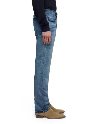 7 For All Mankind Men's The Formentera Straight-Leg Jeans - Coldspring | Thumbnail 4 7 For All Mankind Men's The Formentera Straight-Leg Jeans - Coldspring | Thumbnail 4
