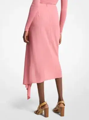 Michael Kors Collection Wool Crepe Cascade Skirt | Thumbnail 3 Michael Kors Collection Wool Crepe Cascade Skirt | Thumbnail 3