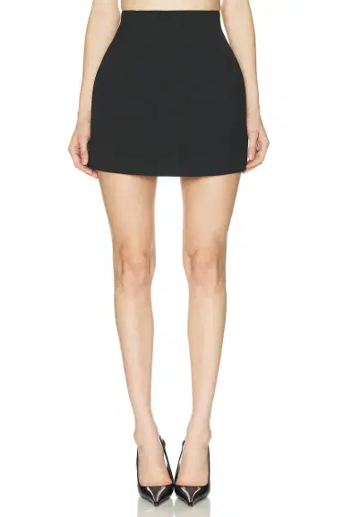 EAVES Irene Classic Suiting Sculpted Mini Skirt | Thumbnail 1 EAVES Irene Classic Suiting Sculpted Mini Skirt | Thumbnail 1