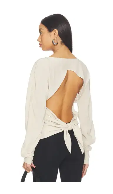 EAVES Amari Open Back Top | Thumbnail 1 EAVES Amari Open Back Top | Thumbnail 1