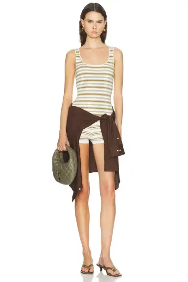 EAVES Cydnee Striped Knit Tank | Thumbnail 6 EAVES Cydnee Striped Knit Tank | Thumbnail 6