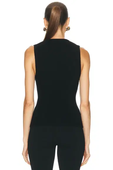 EAVES Susen Rib Knit V-neck Top | Thumbnail 5 EAVES Susen Rib Knit V-neck Top | Thumbnail 5
