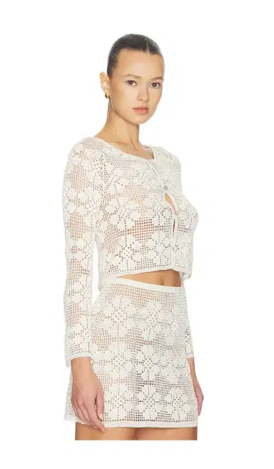 Calle Del Mar Daisy Chain Crochet Cardigan | Thumbnail 2 Calle Del Mar Daisy Chain Crochet Cardigan | Thumbnail 2