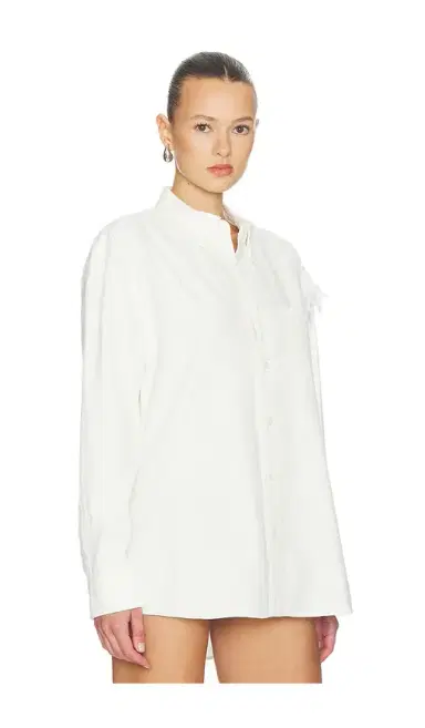 AREA Deconstructed Sequin Oxford Shirt | Thumbnail 2 AREA Deconstructed Sequin Oxford Shirt | Thumbnail 2