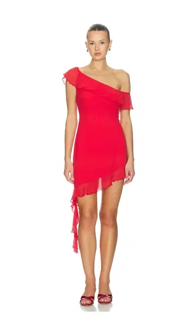 SNDYS Reyen Frill Mini Dress | Thumbnail 1 SNDYS Reyen Frill Mini Dress | Thumbnail 1