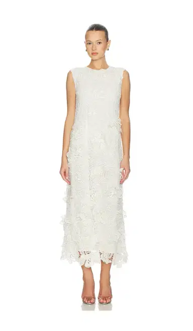Simkhai Dahlia Lace Midi Dress | Thumbnail 1 Simkhai Dahlia Lace Midi Dress | Thumbnail 1