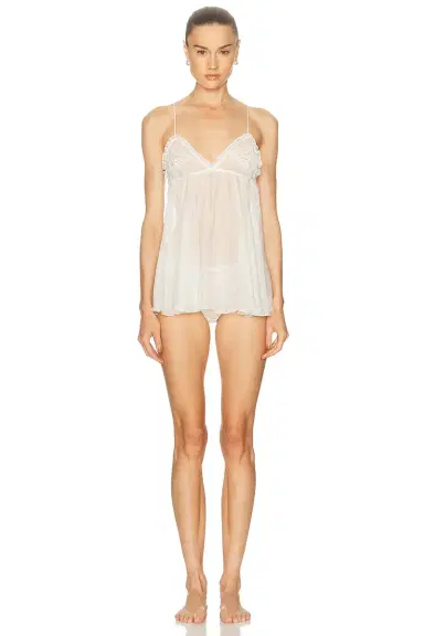 Skims Romance Lace Babydoll Slip Dress | Thumbnail 4 Skims Romance Lace Babydoll Slip Dress | Thumbnail 4