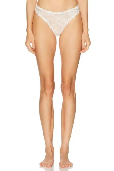 Skims Stretch Lace Dipped Thong | Thumbnail 1 Skims Stretch Lace Dipped Thong | Thumbnail 1