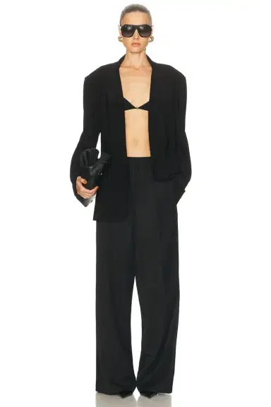 Norma Kamali Oversized Single Breasted Jacket | Thumbnail 5 Norma Kamali Oversized Single Breasted Jacket | Thumbnail 5