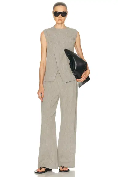 Loulou de Saison Clark Loose Fit Elastic Waist Pant | Thumbnail 5 Loulou de Saison Clark Loose Fit Elastic Waist Pant | Thumbnail 5