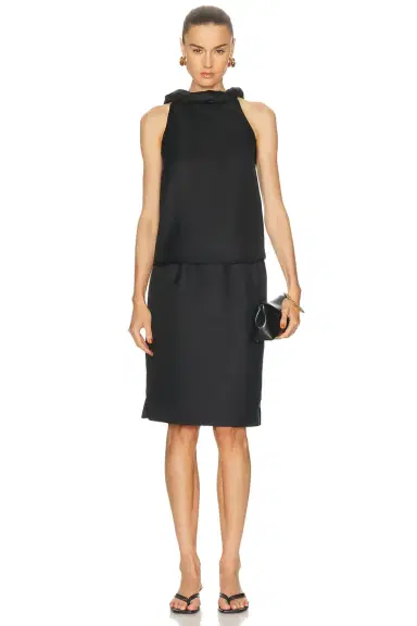 Loulou de Saison Vasali Straight Knee Length Elastic Waist Skirt | Thumbnail 5 Loulou de Saison Vasali Straight Knee Length Elastic Waist Skirt | Thumbnail 5
