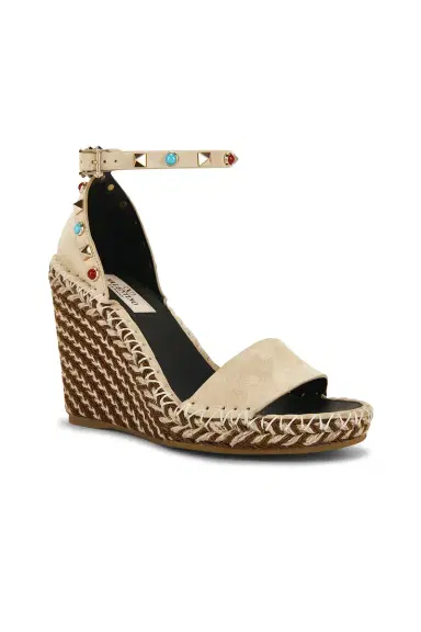 Valentino Garavani Rockstud Wedge Espadrille | Thumbnail 2 Valentino Garavani Rockstud Wedge Espadrille | Thumbnail 2