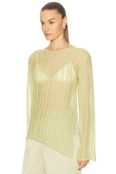 The Elder Statesman Nimbus Lola Pullover Sweater | Thumbnail 3 The Elder Statesman Nimbus Lola Pullover Sweater | Thumbnail 3