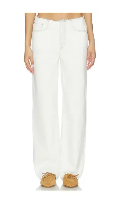 GRLFRND Jordan Low Rise Frayed Waist Boyfriend | Thumbnail 1 GRLFRND Jordan Low Rise Frayed Waist Boyfriend | Thumbnail 1