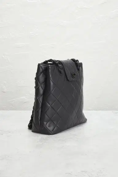 Chanel Chanel Lambskin Flap Tote Bag | Thumbnail 4 Chanel Chanel Lambskin Flap Tote Bag | Thumbnail 4