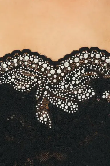 RABANNE Studded Lace Boatneck Top | Thumbnail 5 RABANNE Studded Lace Boatneck Top | Thumbnail 5