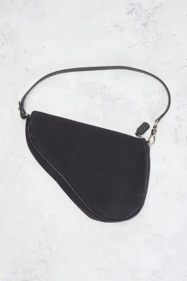 Dior Satin Embroidered Limited Edition Mini Saddle Bag | Thumbnail 5 Dior Satin Embroidered Limited Edition Mini Saddle Bag | Thumbnail 5