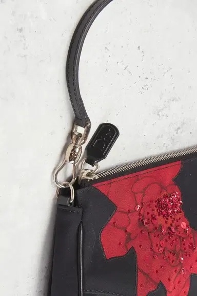 Dior Satin Embroidered Limited Edition Mini Saddle Bag | Thumbnail 7 Dior Satin Embroidered Limited Edition Mini Saddle Bag | Thumbnail 7