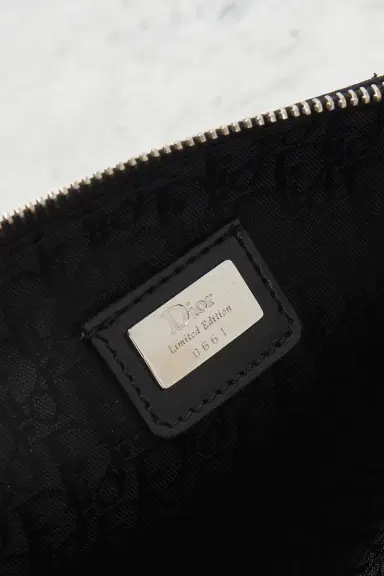 Dior Satin Embroidered Limited Edition Mini Saddle Bag | Thumbnail 8 Dior Satin Embroidered Limited Edition Mini Saddle Bag | Thumbnail 8
