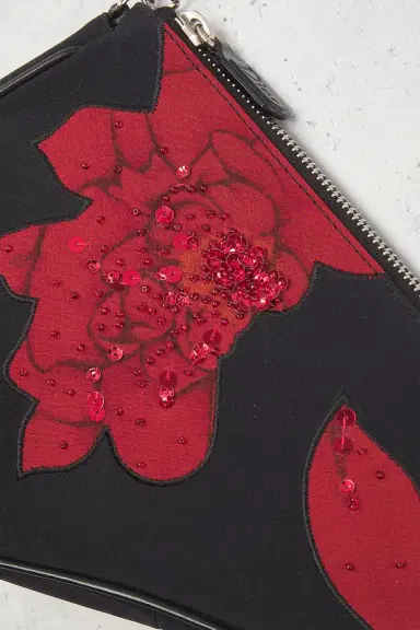 Dior Satin Embroidered Limited Edition Mini Saddle Bag | Thumbnail 9 Dior Satin Embroidered Limited Edition Mini Saddle Bag | Thumbnail 9