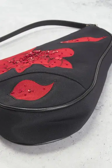 Dior Satin Embroidered Limited Edition Mini Saddle Bag | Thumbnail 10 Dior Satin Embroidered Limited Edition Mini Saddle Bag | Thumbnail 10