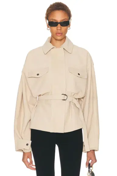 EAVES Lina Belted Jacket | Thumbnail 3 EAVES Lina Belted Jacket | Thumbnail 3