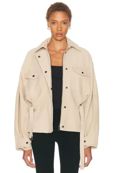 EAVES Lina Belted Jacket | Thumbnail 4 EAVES Lina Belted Jacket | Thumbnail 4