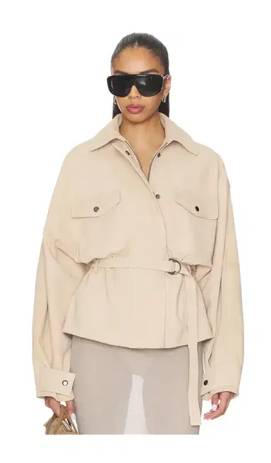 EAVES Lina Belted Jacket | Thumbnail 1 EAVES Lina Belted Jacket | Thumbnail 1